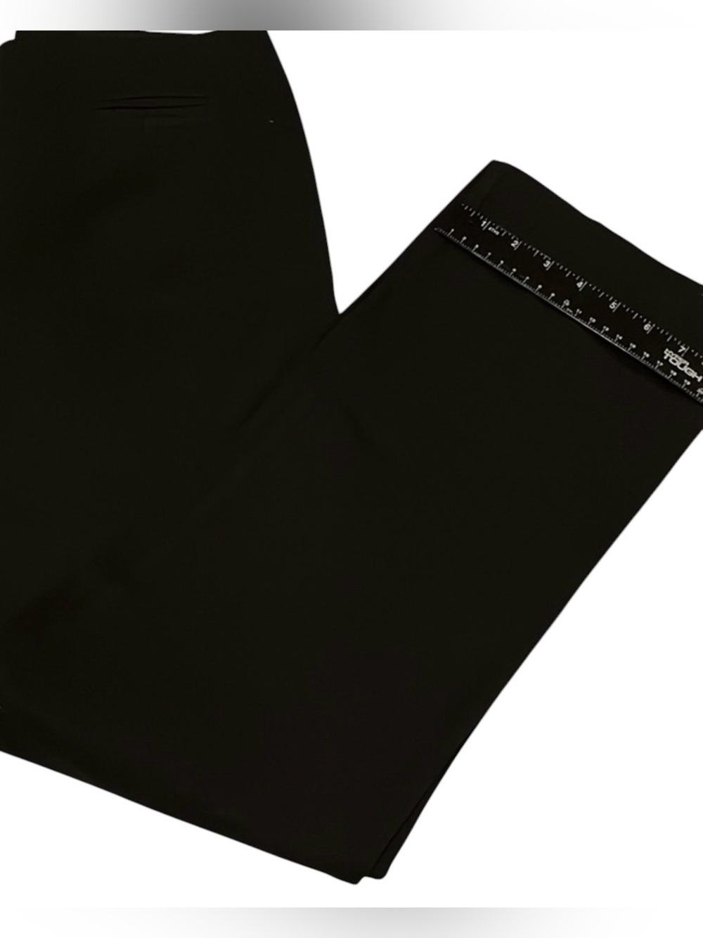 Equestrian Designs large classic black dress pants stretch wide leg high rise